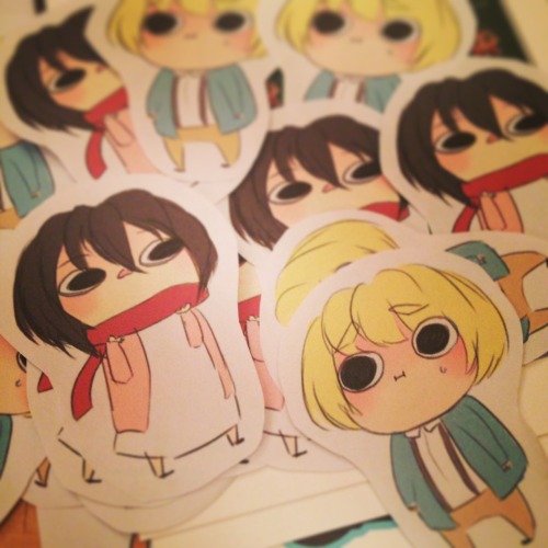 burpingstars:  making stickers *<* 