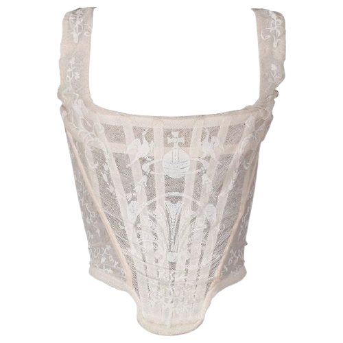 Vivienne Westwood ‘Portrait Collection’ (aw 1990) corsets: ivory net corset //
