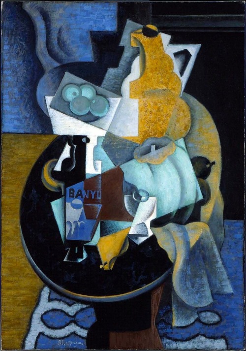 Fruit and a Jug on a Table, 1918, Jean Metzinger