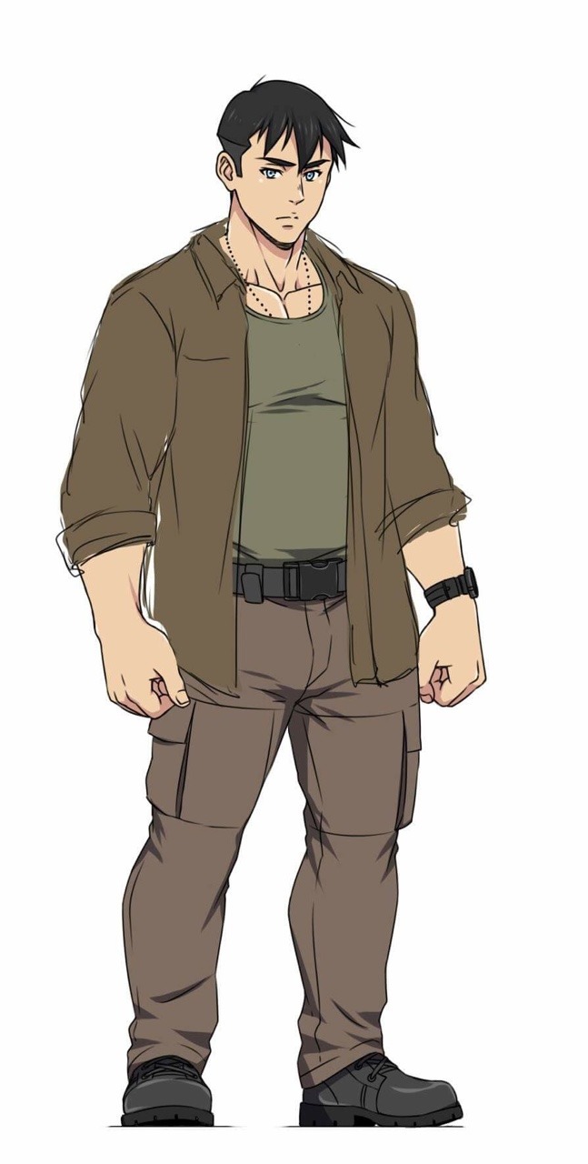 ignitioncrisis:Carl Nadez’s default outfit for Ignition Crisis.