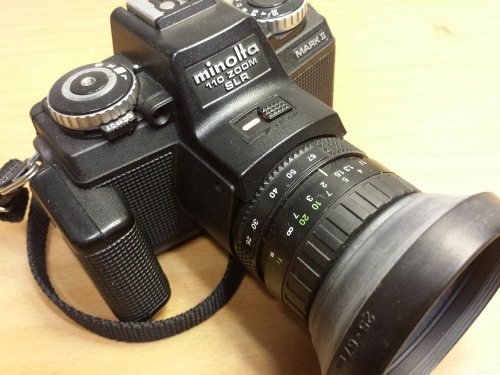 Minolta 110 Zoom SLR Mark II SLR Camera, 1976