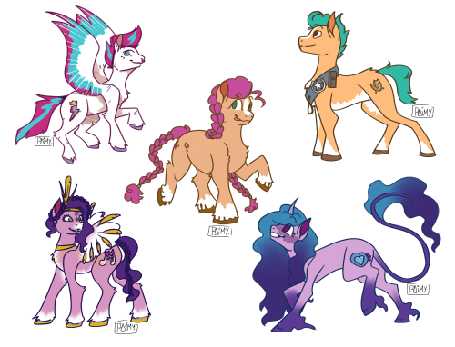 my take on the new ponies!