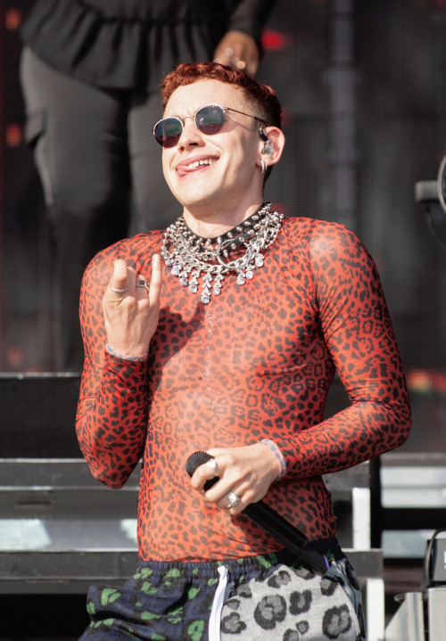 Lead singer of Years and Years, Olly Alexander, performs during the TRNSMT festival at Glasgow Green