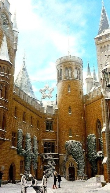 Snow Frosting, Burg-Hohenzollern, Germany