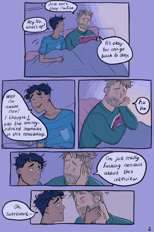 heartstoppercomic: Mini-Comic: Bedtime25y/o Charlie and 26y/o Nick have a little middle-of-the-night