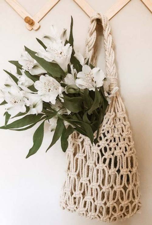 Macrame Market Bag //FruitfulRootsShop