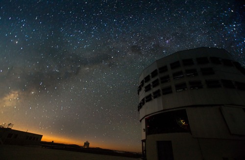 robertozod:  This is the Chilean “Atacama Desert” one of the clearest spots in the world to see the stars, and home to one of the largest telescopes on the planet.  Amazing