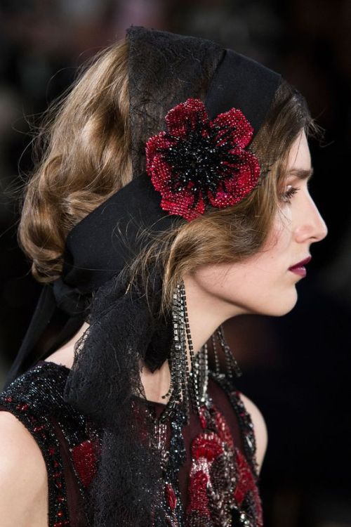 rebelleluxe:Marchesa at New York Fall 2015 (Details)