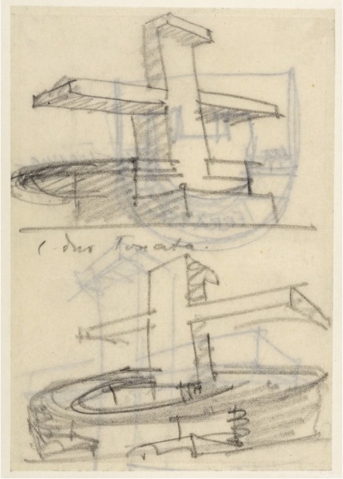 Erich Mendelsohn, Musical Sketches 1919–1926. 1/ Brahms, Sextett, 1.Satz. 2/Contrapunctus 18 3