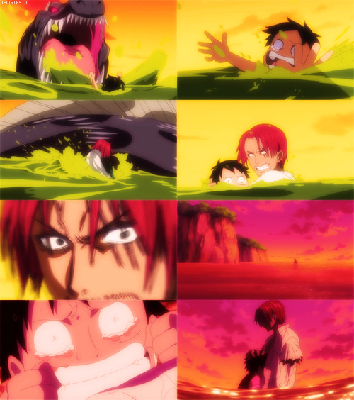 deinstastic:  30 Day One Piece Challenge  Day 2 : Favorite Flashback Scene - Shanks’