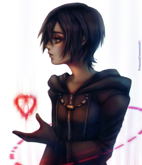 princesselemmiriel: Aqua and Xion (Broken Heart)  April KH illustrations, this time of two of m