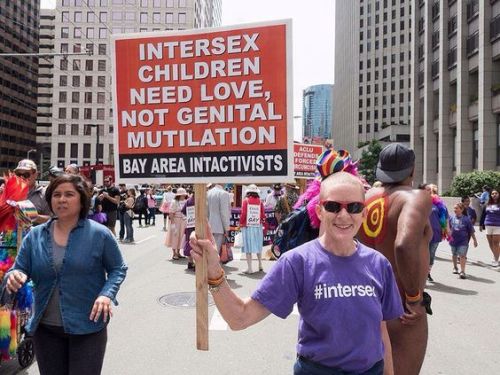lgbtqi-support-equality: intersex pride A dear friend and coworker of mine is intersex, and had surg