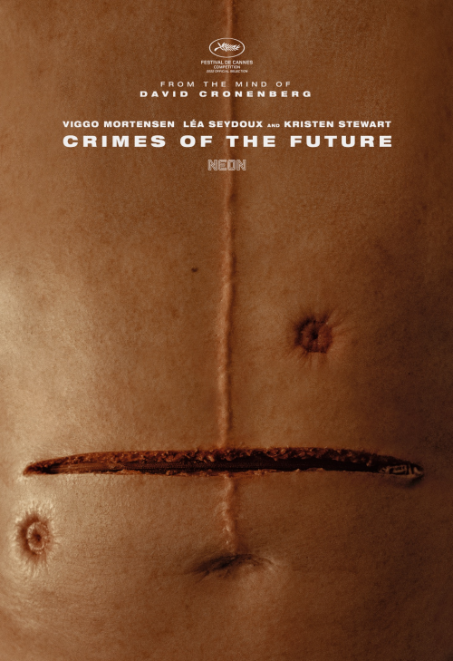  Posters de CRIMES OF THE FUTURE de David Cronenberg 