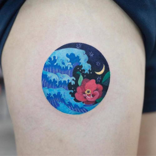 culturenlifestyle: Nature Inspired Dainty Tattoos Nestled in Seoul, Korea, Zihee Tattoo’s parl