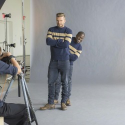 thebeckhamsx:  David Beckham and Kevin Hart