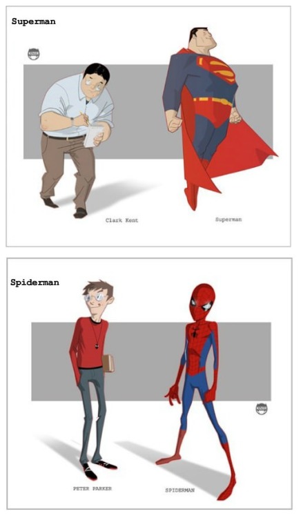 Superheroes And Their Secret Identities