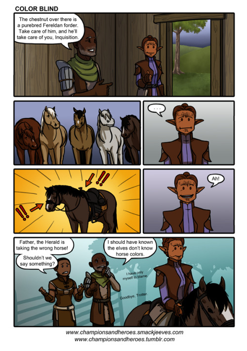 championsandheroes:Those of us who know horses had a wee bit of a surprise when the Inquisitor picke
