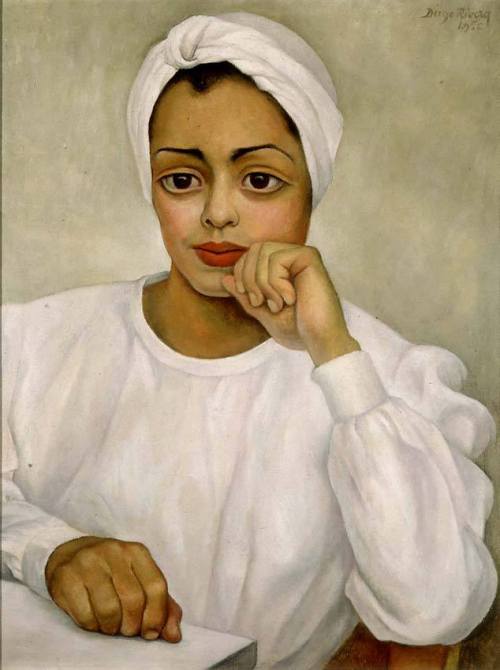 Doctora Mexicana (Retrato de Irma Mendoza), by Diego Rivera, 1950