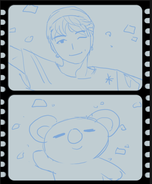 dumping all my namjin sketches in 1 post