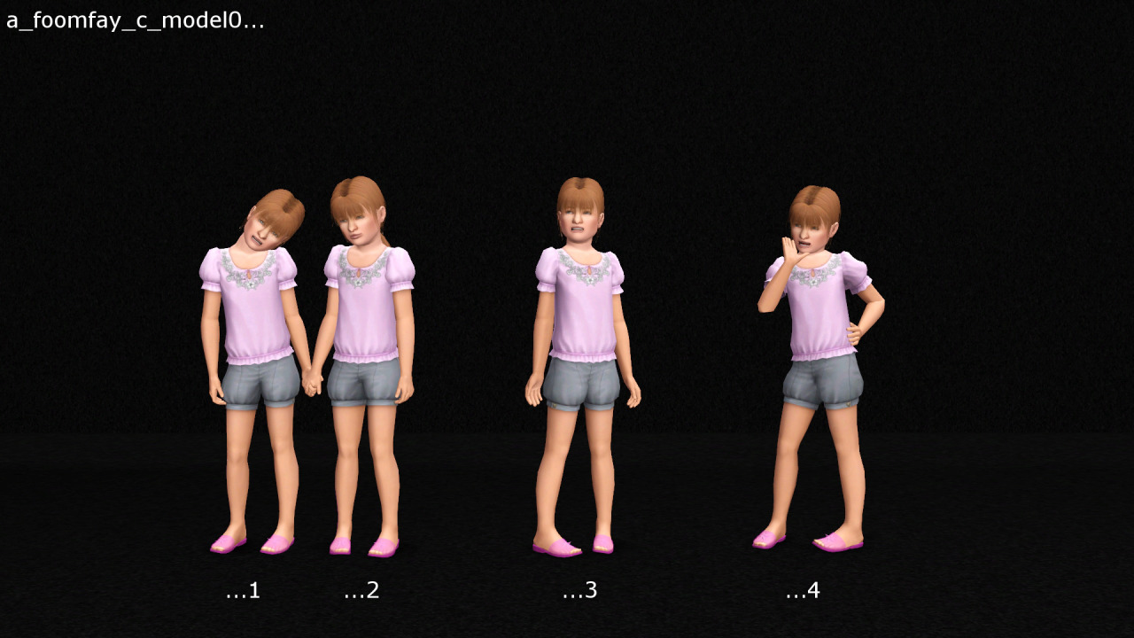 Heavens Pose Database Child Model Pose Pack Creator Foomfay