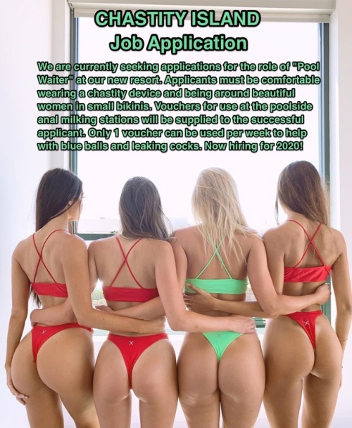 goon4ever:  CHASTITY ISLAND APPLICATIONS now open for 2020!