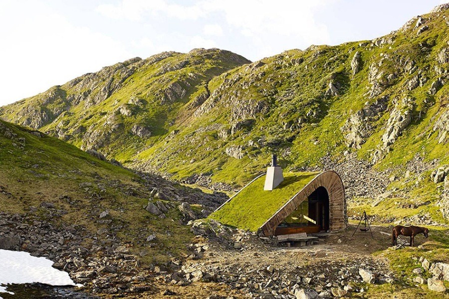 nonconcept:  The Hunting Lodge,  											Etne, Hordaland in Norway by Snohetta.