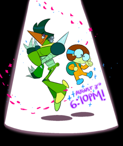 stevieborbolla:  two brand new eps with two new characters on ok ko tonight!!!! meet dendy and raymond  at 6:10 pm on cartoon network!!!!!