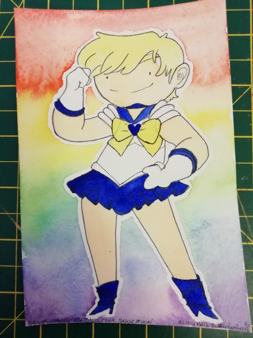  Sailor Uranus - Pretty Soldier Sailor Moon FanartYou had to know I’d have to do the outer sen