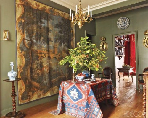 Andrew GN Paris Apartment. Fonte : www.thepottedboxwood.com , Source : tinamotta.tumblr.com