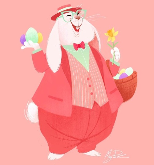 a floppy, fashionably late Easter bunny ✨