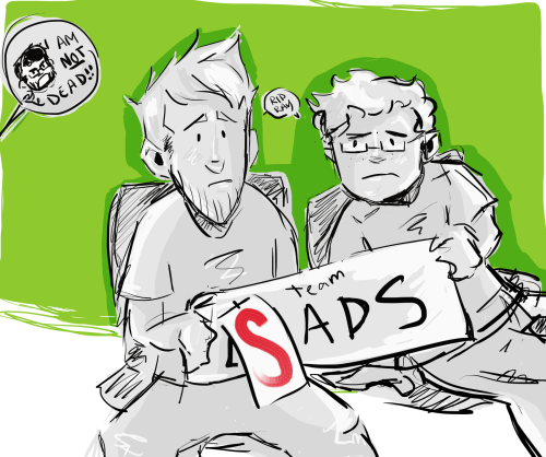 roosterbeat:  so ray leaving Achievement Hunter was sad… but best of luck to him in his future endeavors.ps. (i can’t draw michael for shit whoops.)