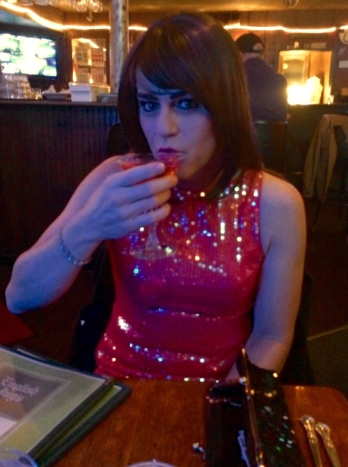 partimeguy: real crossdressers are all so beautiful real crossdressers out for a drink are beautiful