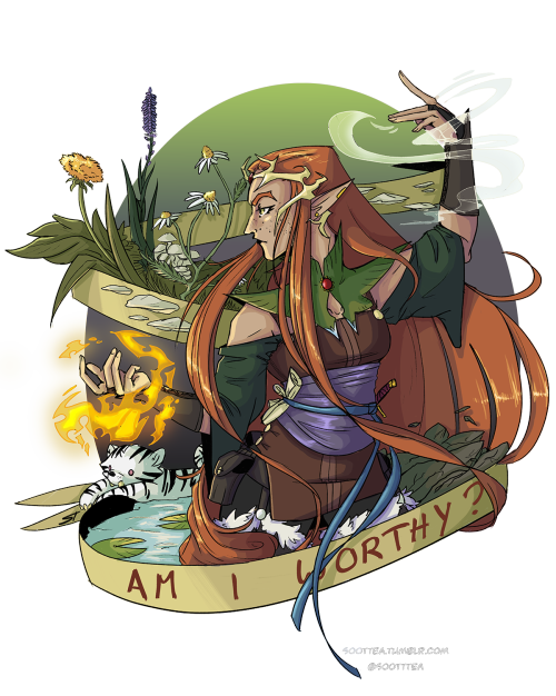 soottea: adorable badass nature princess that can and will kick your assi love Keyleth so much