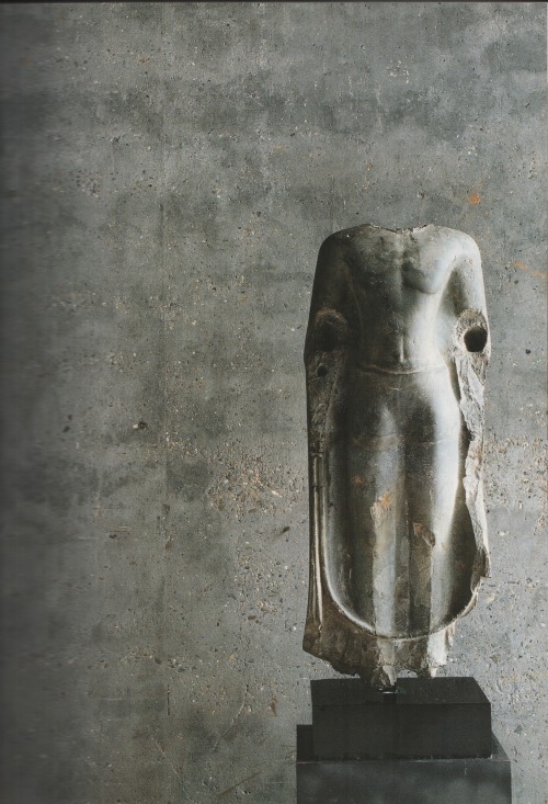 cristopherworthland: A Dvaravati statue from the 8th-century at Axel Vervoordt’s Kanaal complex outs