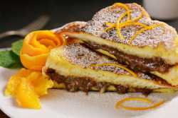 Do-Not-Touch-My-Food:  Chocolate And Mascarpone Challah French Toast