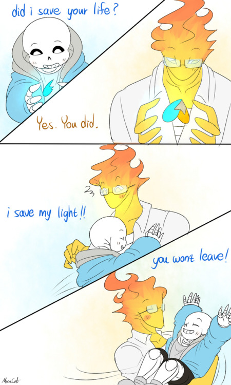 mooncatyao:  [Suppress] Grillby & little SansWELL~Gaster is coming soon~~~And the New series will start~~<First part>(Previous)/(NEXT)[GLS timeline]You can support me on KO-FI ~ ☕  About detail~