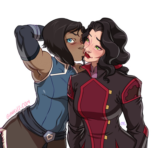 gunkiss: KORRASAMI!!!!!!!!!Quick long overdue sketch. This one’s more on the series style and a tad