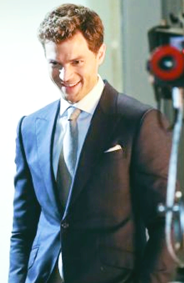 Jamie Dornan in the filmacions of 50 Shades of Grey -  January, 16