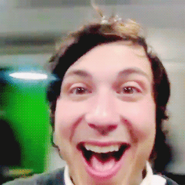 slexpwalking-deactivated2015042: Frank Iero being a cutie thingy (◡‿◡✿) 