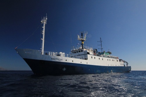 Deep TechThis is the E/V Nautilus — a 64 meter long, state-of-the-art research vessel.Carrying a tea
