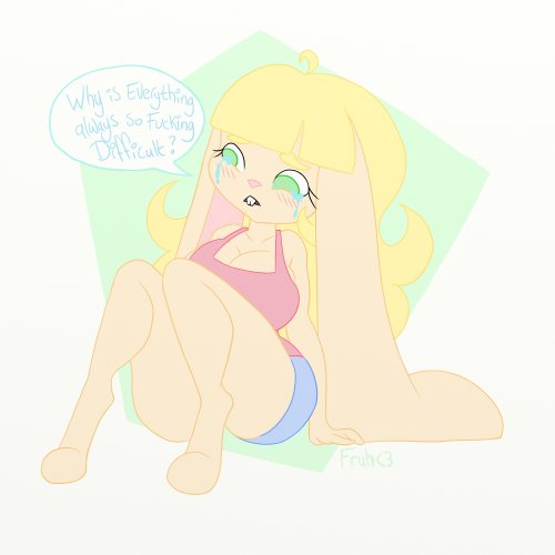 underbust:  Depression and anxiety are soooo muuuuch fuuuun. *rolls eyes* 