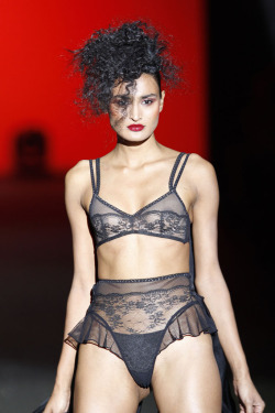 exclusivelyselectedlingerie:  Andrés Sardá AW2014 Lingerie Show at Mercedes-Benz Fashion Week Madrid 