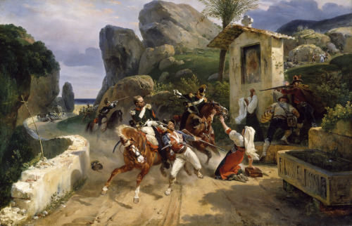 Italian Brigands Surprised by Papal Troops, Horace Vernet, 1831