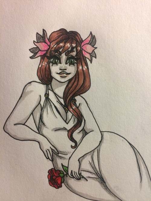 arthurhia:Inktober day 2! The tiger lady changing portrait from the Haunted Mansion