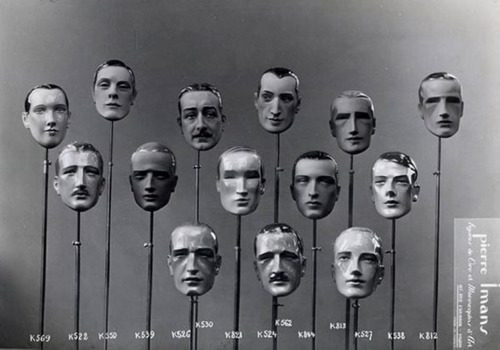   A selection of male mannequins  (1930s) 