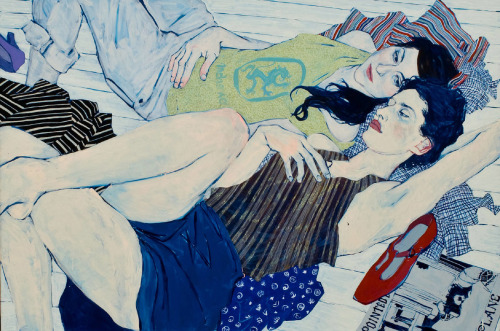 Hope Gangloff (American, b. 1974, Amityville, NY, USA) - Clothes Swap / Brooklyn, 2008   Paintings: 