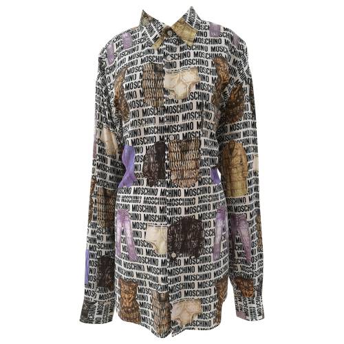 tapireye:Vintage Moschino Clothing-Print Shirt