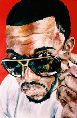 mariella-angela:  Kanye | Oil on Canvas |