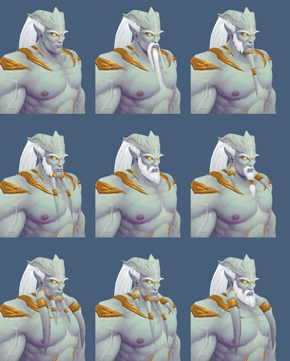 isei-silva: void-storage:  Source The 7.3 Lightforged draenei models. Trying not