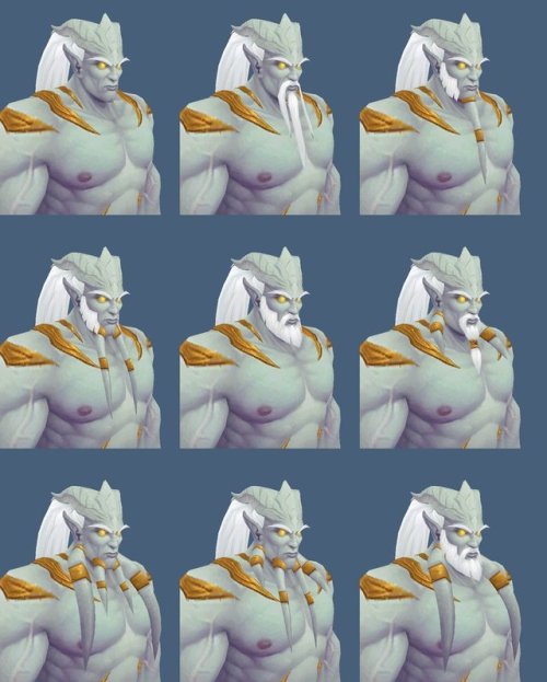 isei-silva: void-storage:  Source The 7.3 Lightforged draenei models. Trying not to get too excited about these, but wow, they’re gorgeous. I’m really hoping that players will at least be able to get their hair/horns/facial hair at some point, and